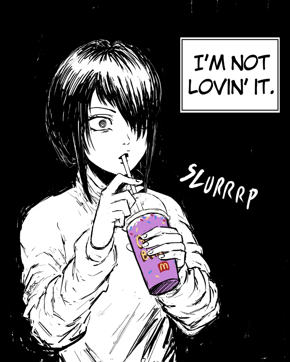 Chainsaw Man - Nayuta tries the Grimace Shake (Doujinshi)