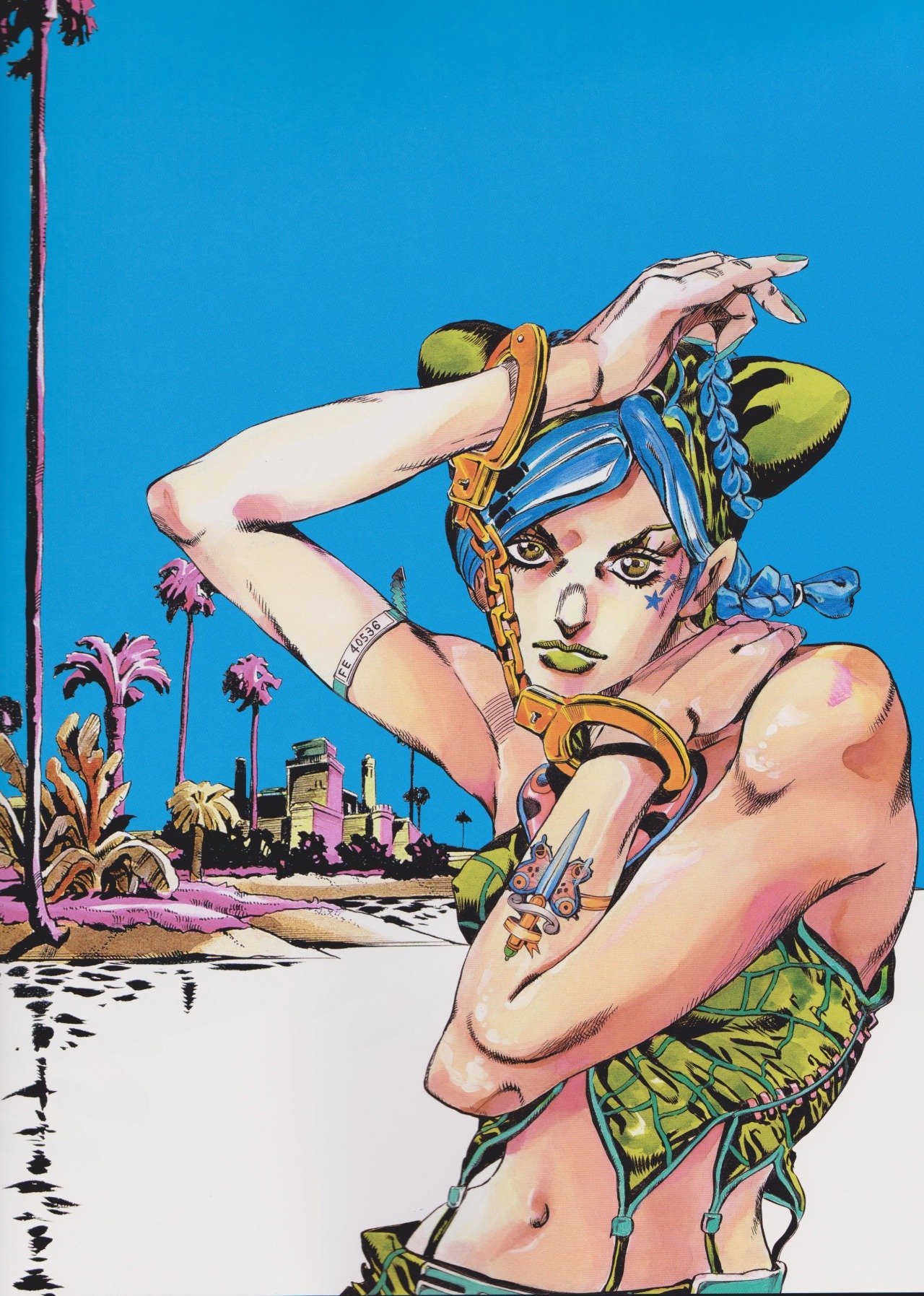 JoJo's Bizarre Adventure Part 6: Stone Ocean (Monochrome)