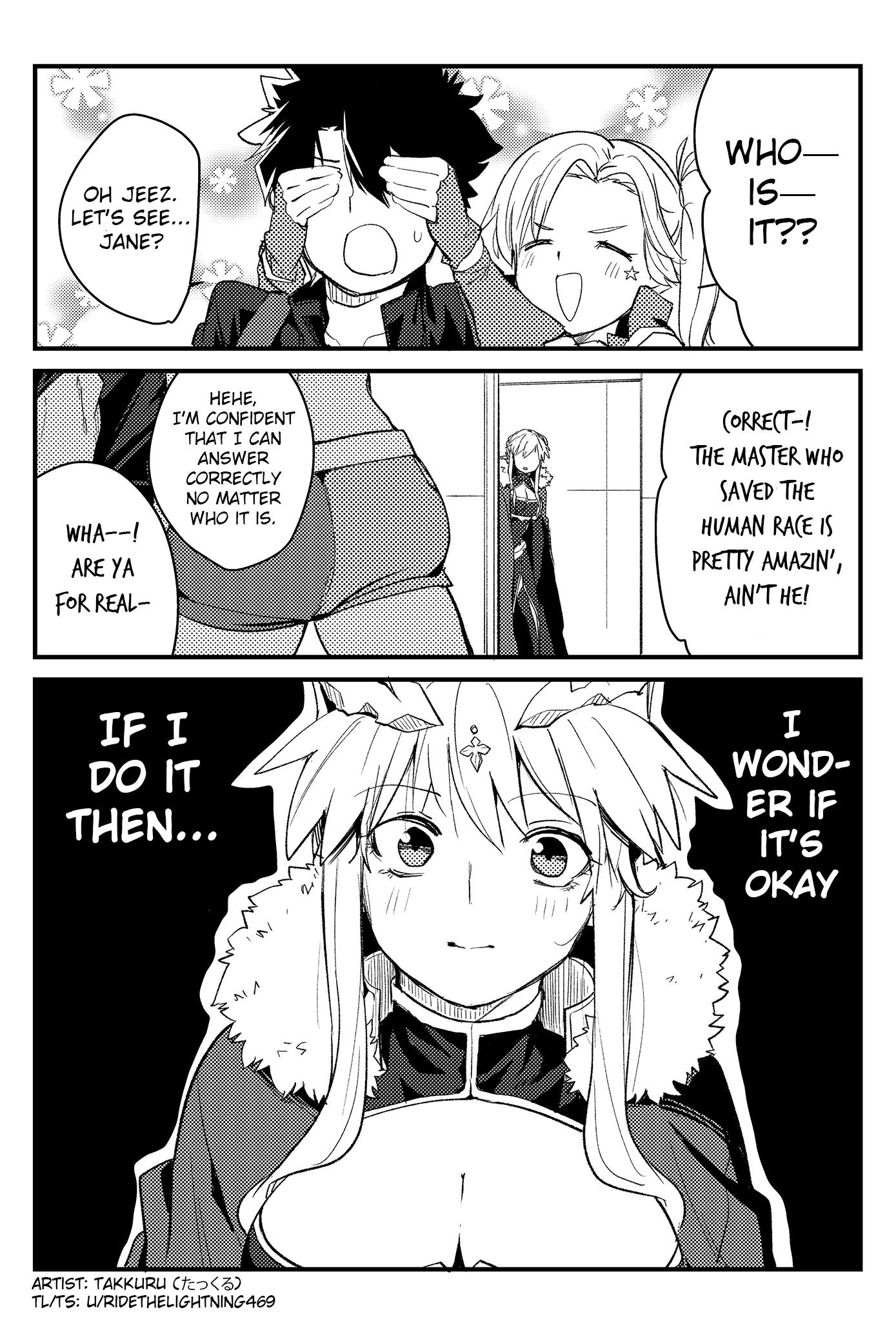 Lancer Artoria Plays the Guessing Game