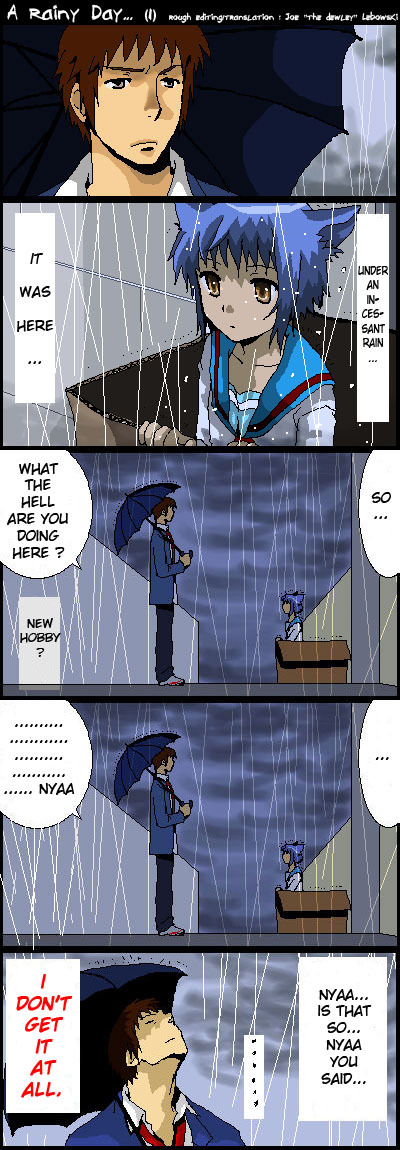 Suzumiya Haruhi no Yuutsu - A Rainy Day (Doujinshi)