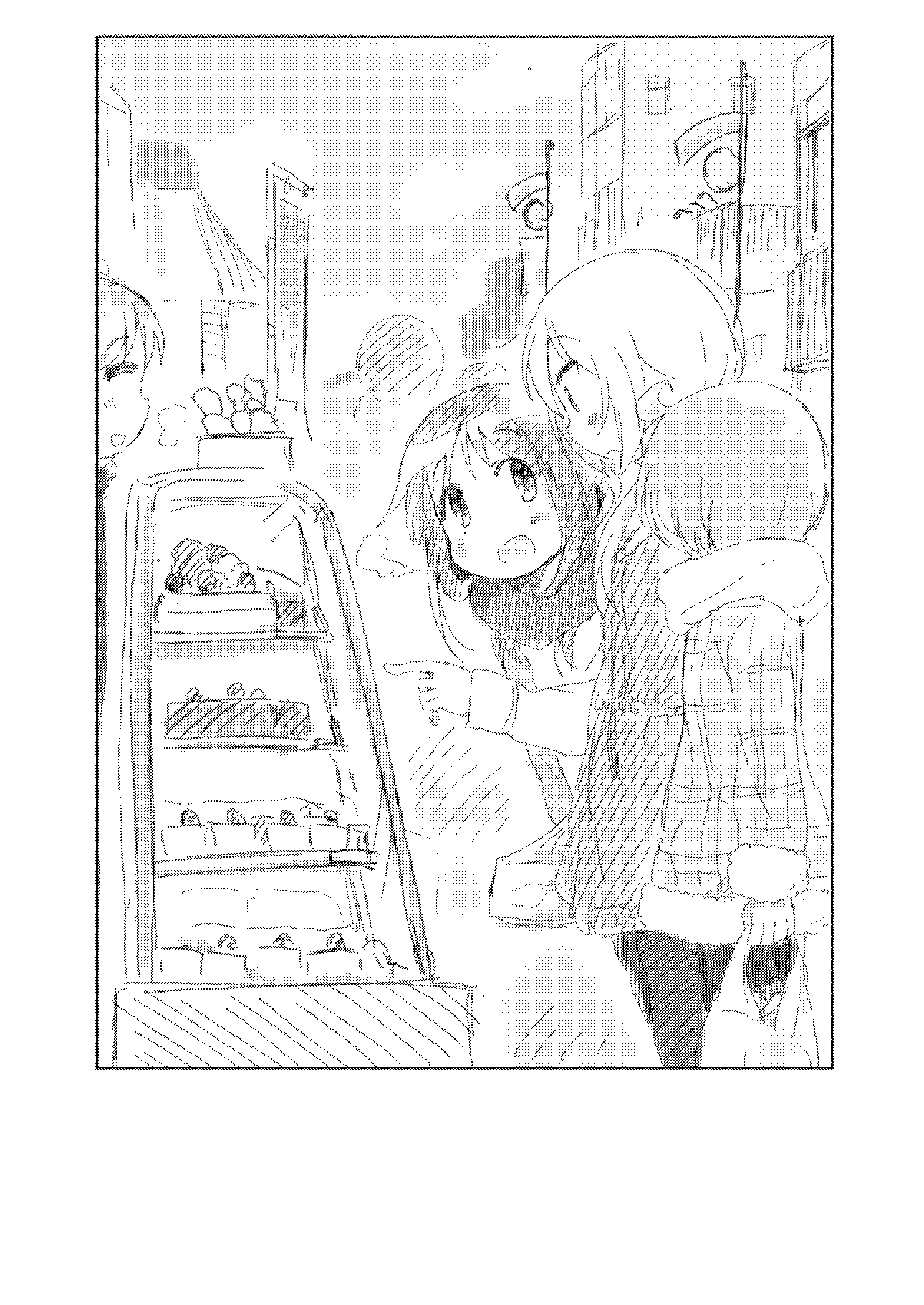 Yuyushiki - The Three Buying Christmas Cake