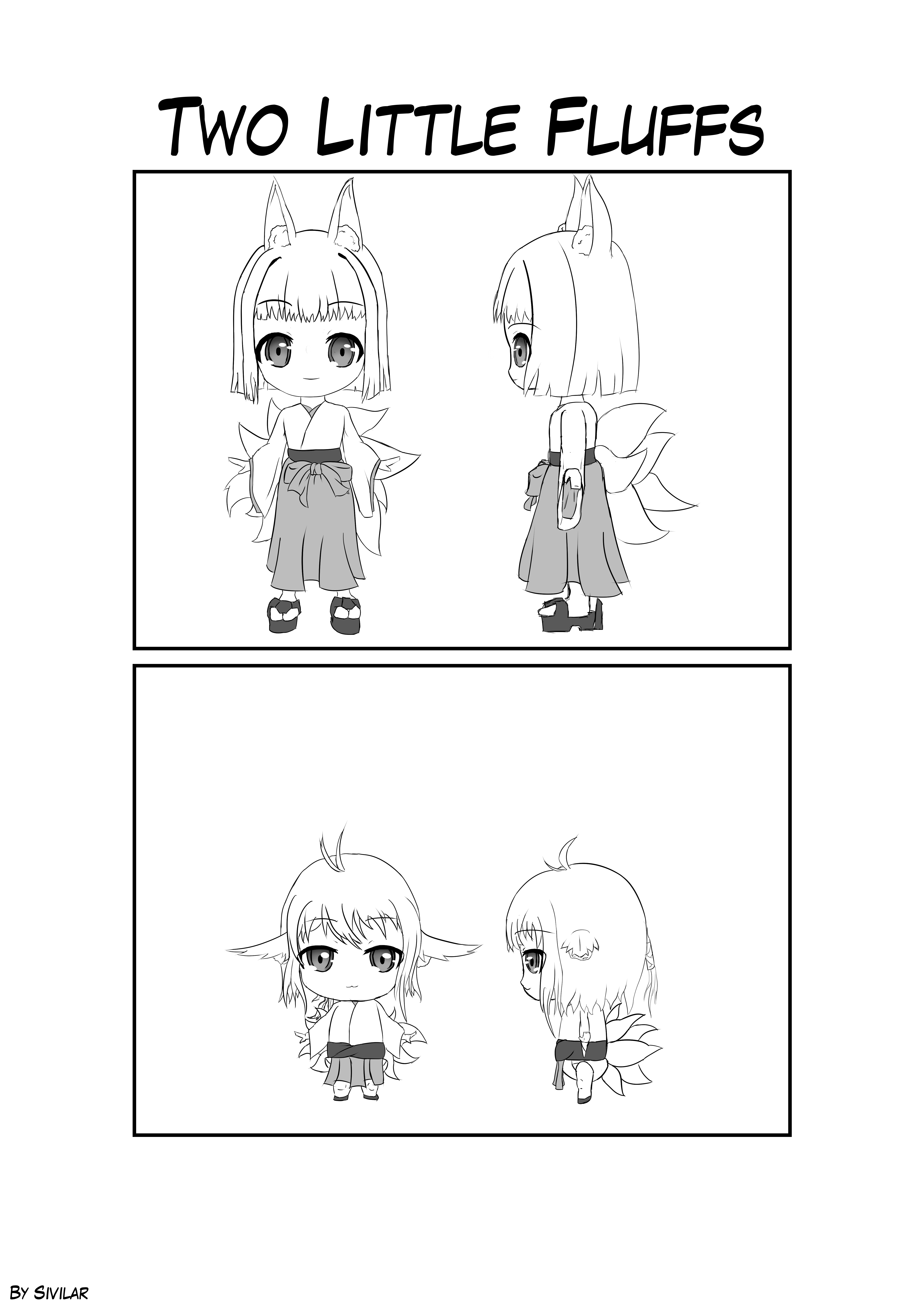 Two Little Fluffs (Azur Lane Doujinshi)